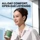 Anker Soundcore AeroFit 2 Open-Ear Draadloze Bluetooth 5.4 Oordopjes Groen afbeelding 5