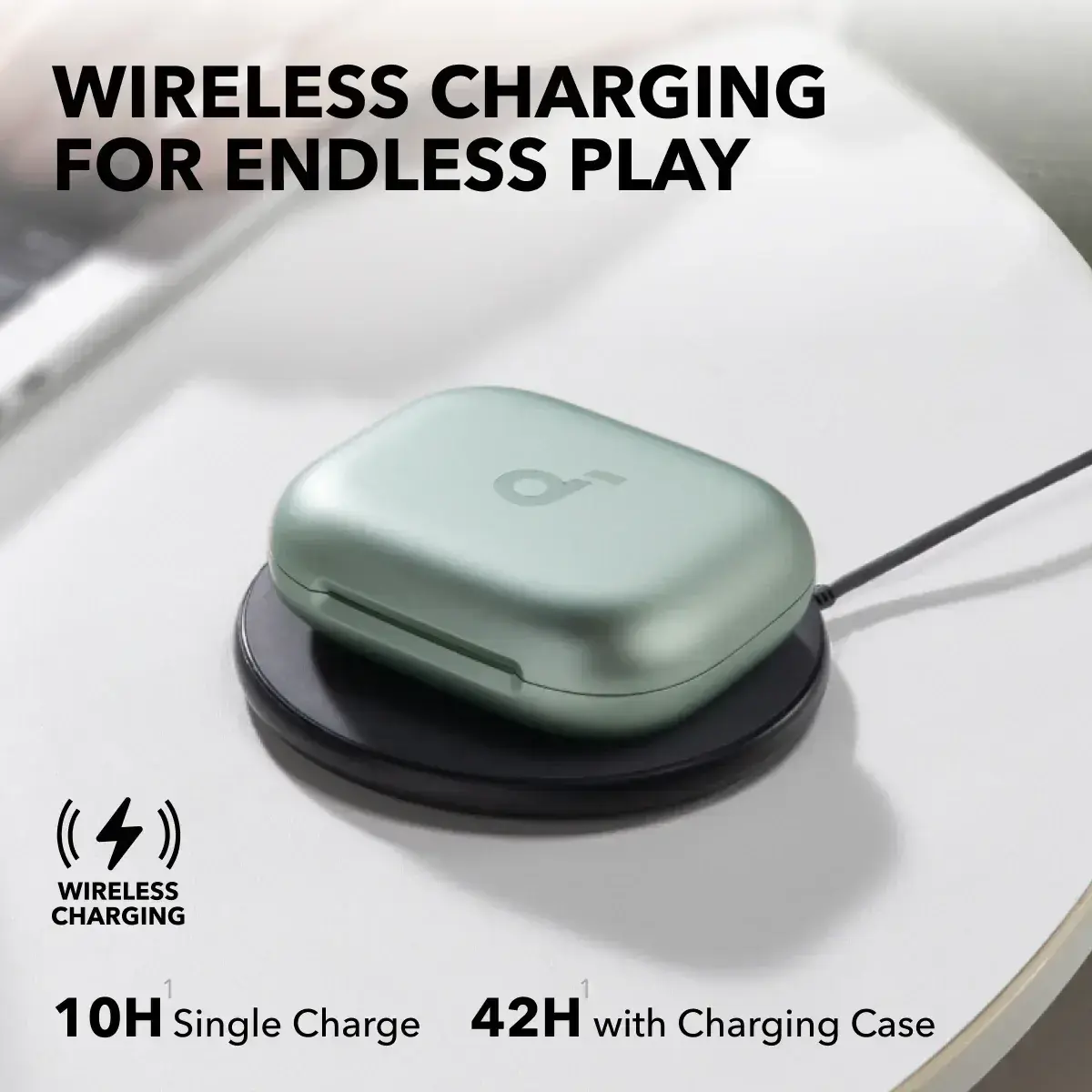 Anker Soundcore AeroFit 2 Open-Ear Draadloze Bluetooth 5.4 Oordopjes Groen afbeelding 6