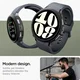 Spigen Liquid Air - Samsung Galaxy Watch 6 - 40MM Hoesje - Zwart afbeelding 6