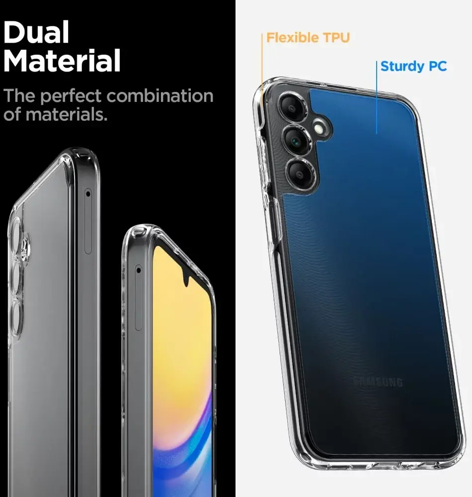 Spigen Ultra Hybrid Samsung Galaxy A15 Hoesje Back Cover Transparant afbeelding 3