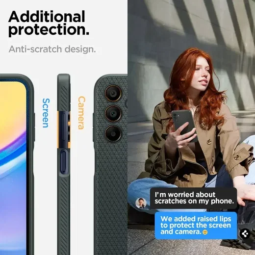 Spigen Liquid Air Samsung Galaxy A15 Hoesje Back Cover Groen afbeelding 4