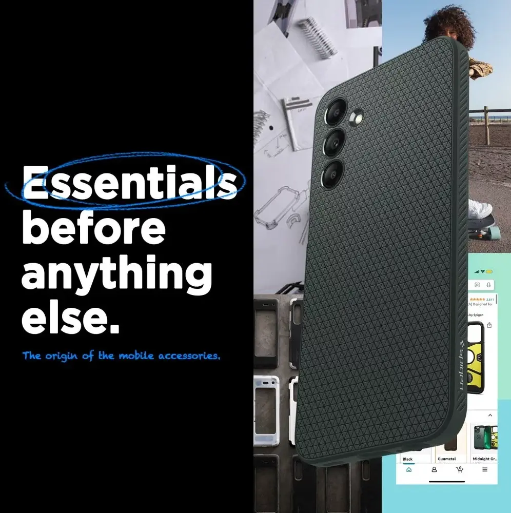 Spigen Liquid Air Samsung Galaxy A15 Hoesje Back Cover Groen afbeelding 7