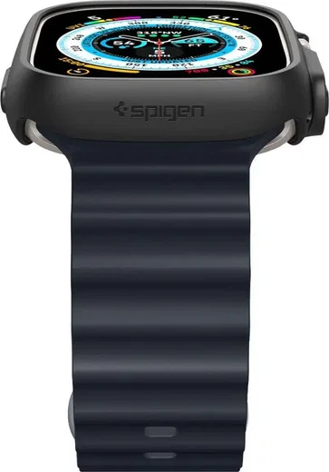 Spigen Thin Fit - Apple Watch Ultra 3/2/1 Hoesje - Bumper Case - Zwart afbeelding 13