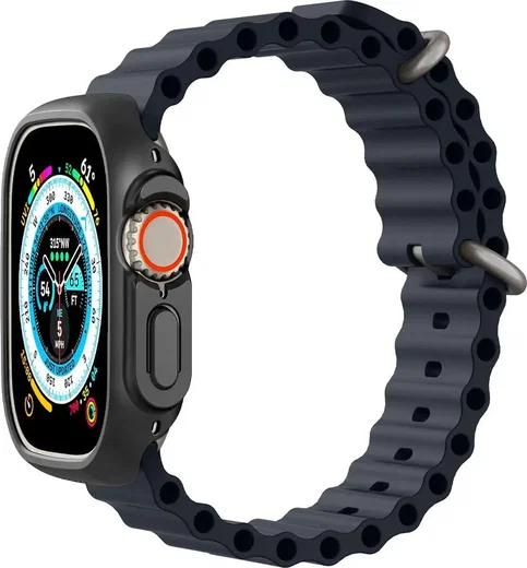 Spigen Thin Fit - Apple Watch Ultra 3/2/1 Hoesje - Bumper Case - Zwart afbeelding 10