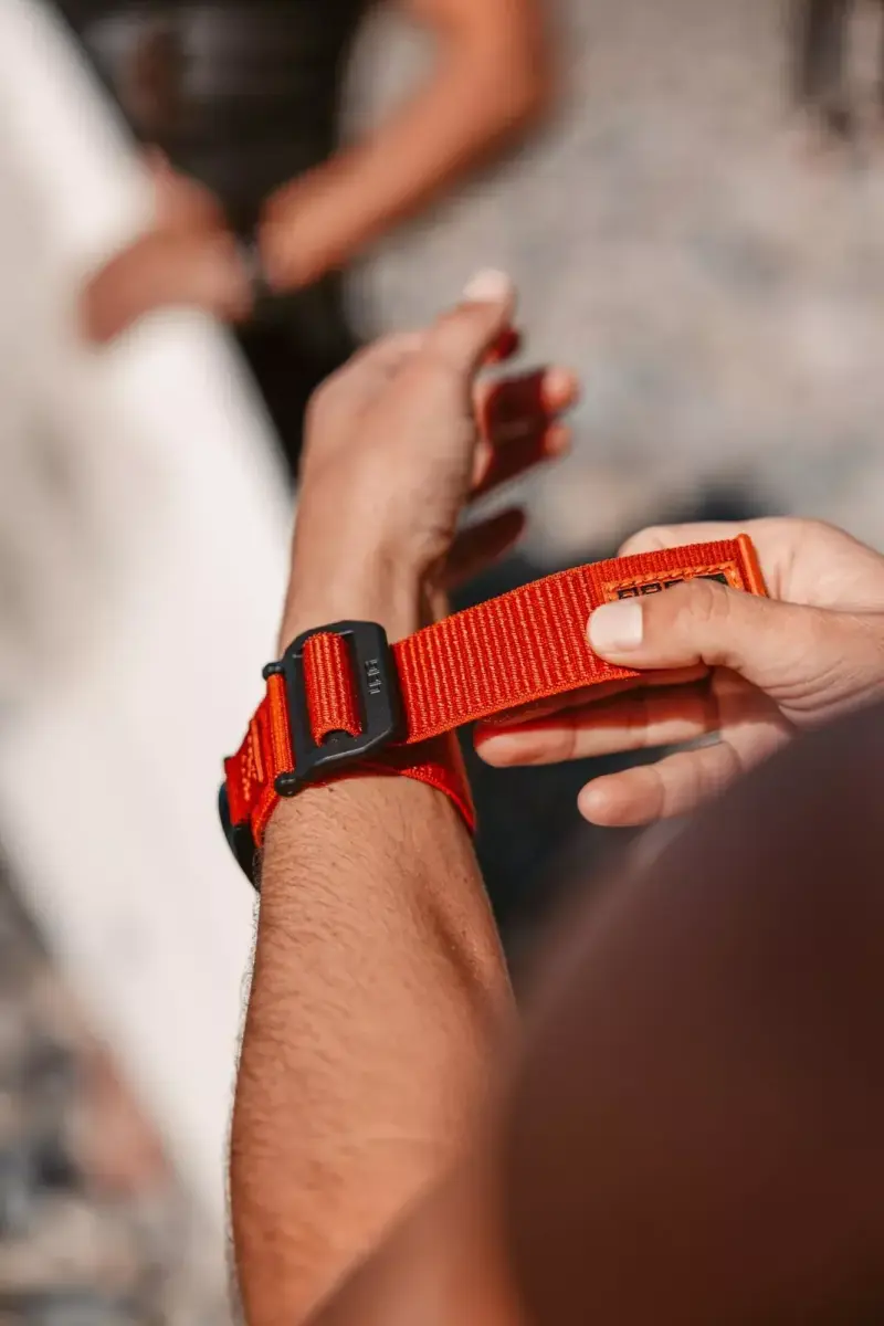 UAG - Samsung Galaxy Watch 6 / 6 Classic - Nylon - Sport Bandje - Oranje afbeelding 2