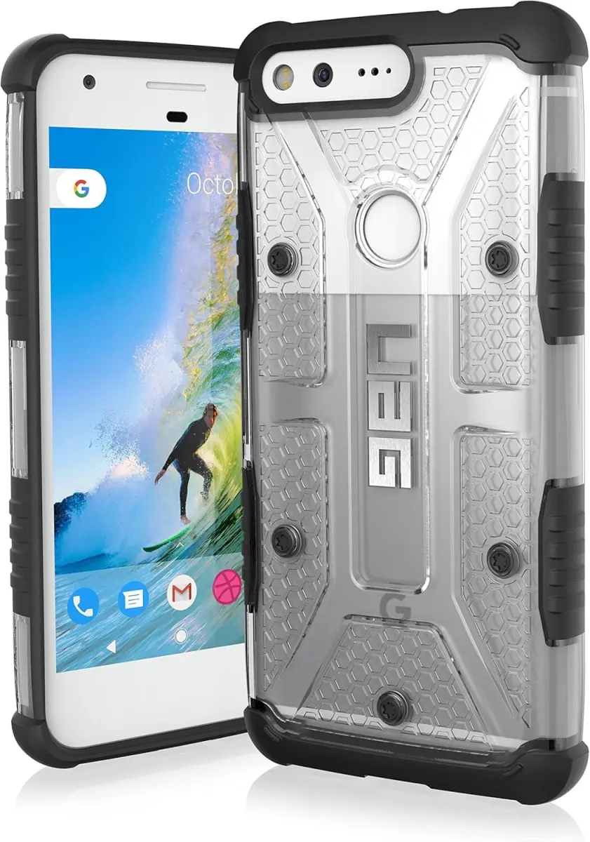 Urban Armor Gear Plasma Google Pixel Hoesje Back Cover Zwart ice afbeelding 1