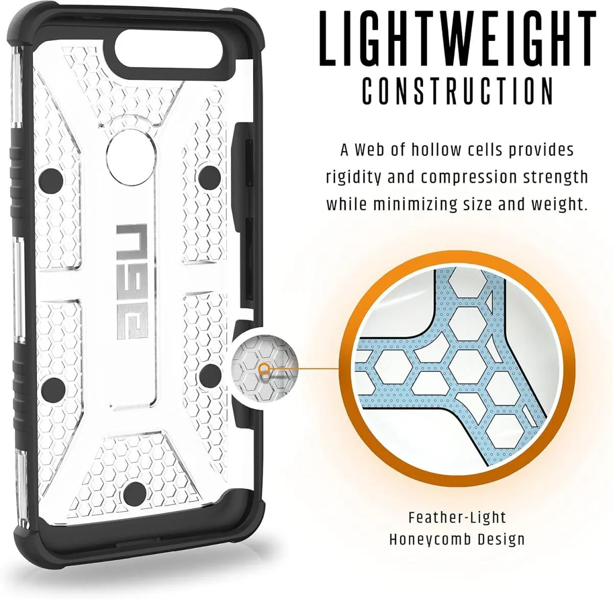 Urban Armor Gear Plasma Google Pixel Hoesje Back Cover Zwart ice afbeelding 6