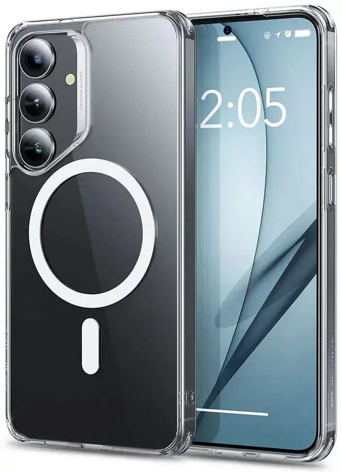 ESR Classic Hybrid Samsung Galaxy S25 Plus Hoesje MagSafe / Qi2 Transparant afbeelding 1