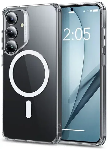 ESR Classic Hybrid Samsung Galaxy S25 Plus Hoesje MagSafe / Qi2 Transparant afbeelding 1