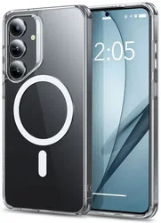 ESR Classic Hybrid Samsung Galaxy S25 Plus Hoesje MagSafe / Qi2 Transparant afbeelding