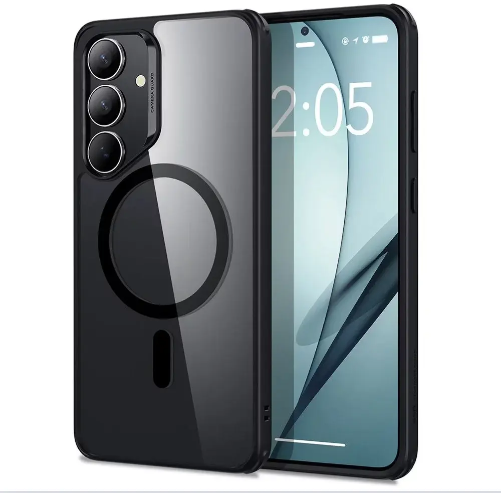 ESR Classic Hybrid Samsung Galaxy S25 Plus Hoesje MagSafe / Qi2 Clear Zwart afbeelding 1