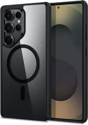 ESR Classic Hybrid Samsung Galaxy S25 Ultra Hoesje MagSafe / Qi2 Clear Zwart afbeelding