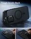 ESR Classic Hybrid Apple iPhone 16 Hoesje MagSafe Camera Control Matte Zwart afbeelding 9