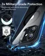 ESR Classic Hybrid Apple iPhone 16 Hoesje MagSafe Camera Control Clear Zwart afbeelding 2