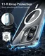 ESR Classic Hybrid iPhone 16 Plus Hoesje MagSafe Camera Control Transparant afbeelding 8