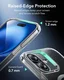 ESR Classic Hybrid iPhone 16 Plus Hoesje MagSafe Camera Control Transparant afbeelding 9