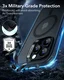 ESR Classic Hybrid iPhone 16 Pro Hoesje MagSafe Camera Control Frosted Zwart afbeelding 2