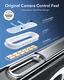 ESR Classic Hybrid iPhone 16 Pro Hoesje MagSafe Camera Control Frosted Zwart afbeelding 3