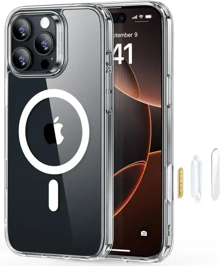 ESR Classic Hybrid iPhone 16 Pro Max Hoesje MagSafe Camera Control Transparant afbeelding 1