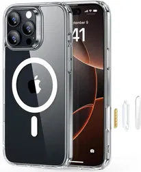 ESR Classic Hybrid iPhone 16 Pro Max Hoesje MagSafe Camera Control Transparant afbeelding