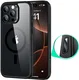 ESR Classic Hybrid iPhone 16 Pro Max Hoesje MagSafe Camera Control Clear Zwart afbeelding 1