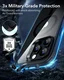 ESR Classic Hybrid iPhone 16 Pro Max Hoesje MagSafe Camera Control Clear Zwart afbeelding 2