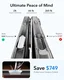 ESR Classic Hybrid MagSafe iPhone 16 Pro Max Hoes Stand Camera Knop Clear Zwart afbeelding 10