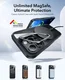 ESR Classic Hybrid MagSafe iPhone 16 Pro Max Hoes Stand Camera Knop Clear Zwart afbeelding 2