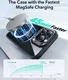 ESR Classic Hybrid MagSafe iPhone 16 Pro Max Hoes Stand Camera Knop Clear Zwart afbeelding 8