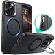 ESR Classic Hybrid MagSafe iPhone 16 Pro Max Hoes Stand Camera Knop Frost Zwart