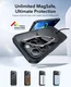 ESR Classic Hybrid MagSafe iPhone 16 Pro Max Hoes Stand Camera Knop Frost Zwart afbeelding 2