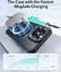 ESR Classic Hybrid MagSafe iPhone 16 Pro Max Hoes Stand Camera Knop Frost Zwart afbeelding 8