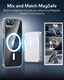 ESR Classic Hybrid HaloLock iPhone 17e / 16e Hoesje MagSafe Transparant afbeelding 6