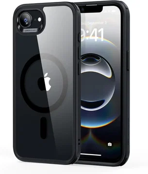 ESR Classic Hybrid HaloLock iPhone 17e / 16e Hoesje MagSafe Transparant Zwart