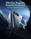 ESR Classic Hybrid HaloLock iPhone 17e / 16e Hoesje MagSafe Transparant Zwart afbeelding 4