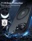 ESR Classic Hybrid HaloLock iPhone 17e / 16e Hoesje MagSafe Frosted Zwart afbeelding 5