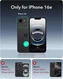 ESR Classic Hybrid HaloLock iPhone 17e / 16e Hoesje MagSafe Frosted Zwart afbeelding 8
