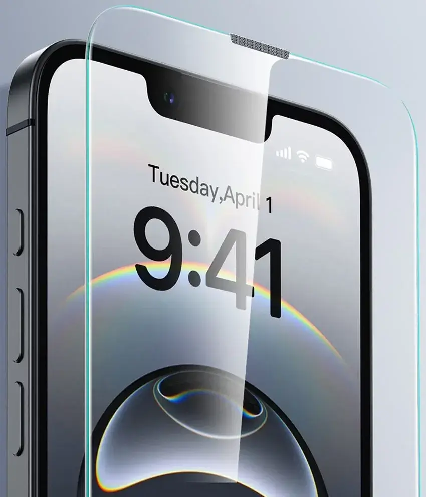 ESR UltraFit Classic Apple iPhone 16e / 14 / 13 / 13 Pro Tempered Glass (3-Pack) afbeelding 4