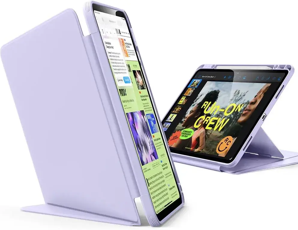 ESR Flip Hybrid Apple iPad Air 13 (2024/2025) Hoes Book Case Paars afbeelding 1