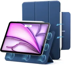 ESR Rebound Magnetic iPad Air 13 24/25 / Pro 12.9 20/21/22 Hoes Book Case Blauw afbeelding