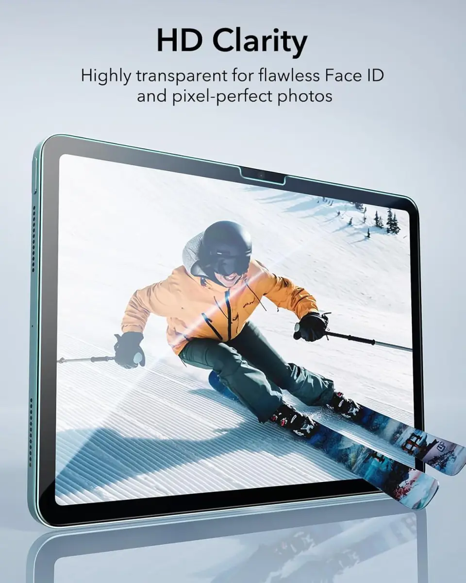 ESR Classic UltraFit iPad Air 13 (2024/2025/2026) Tempered Glass met Tray 2-Pack afbeelding 8