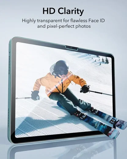 ESR Classic UltraFit iPad Air 13 (2024/2025/2026) Tempered Glass met Tray 2-Pack afbeelding 8