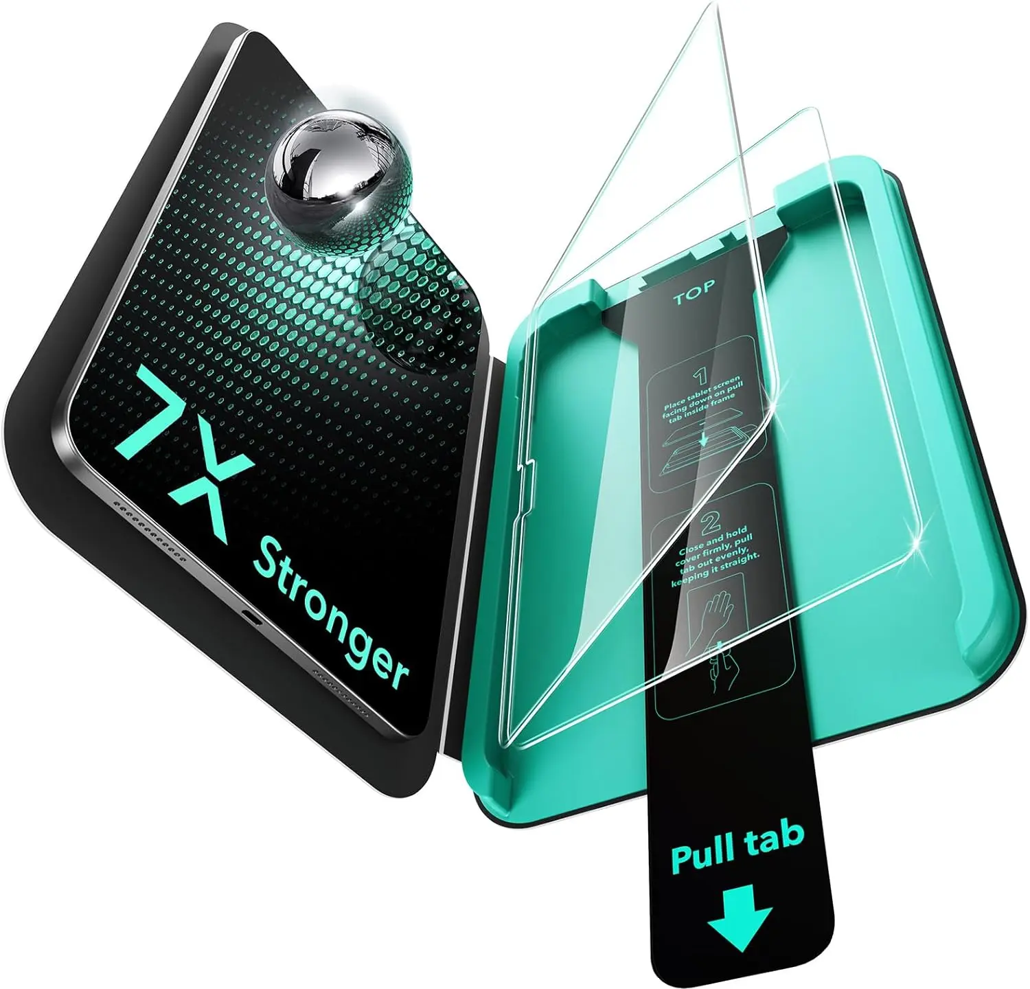 ESR Armorite UltraFit iPad Air 13 (2024/2025/2026) Screen Protector met Tray 2-P afbeelding 1