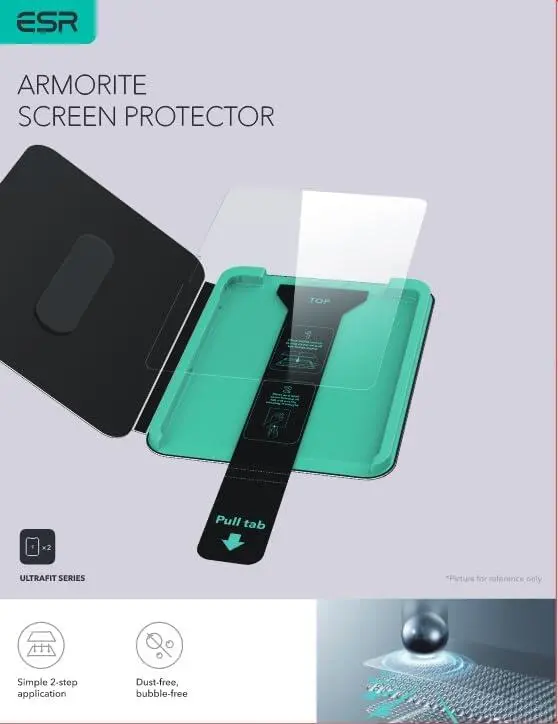 ESR Armorite UltraFit iPad Air 13 (2024/2025/2026) Screen Protector met Tray 2-P afbeelding 7