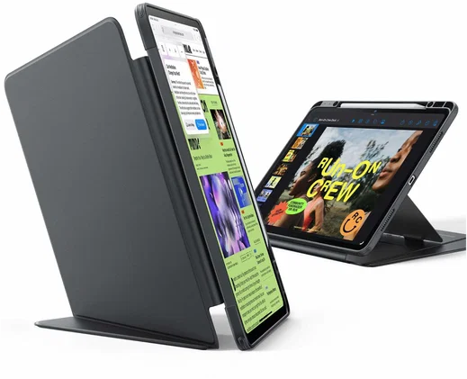 ESR Flip Hybrid iPad Air 11 (2024/2025/2026) / Air 10.9 (2020/2022) Hoes Zwart afbeelding 2