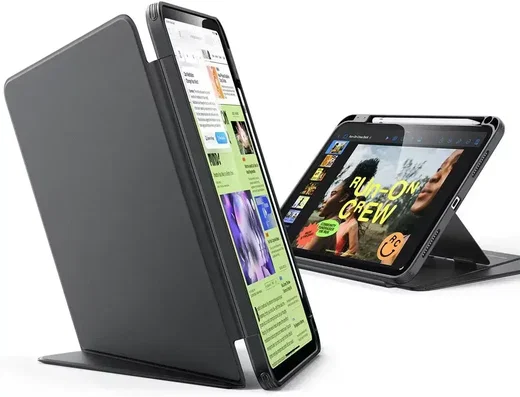 ESR iPad 11 A16 (2025) /10.9 (2022) Flip Hybrid Book Case Zwart afbeelding 1