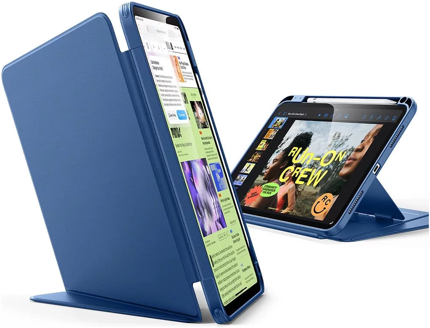 ESR iPad 11 A16 (2025) /10.9 (2022) Flip Hybrid Book Case Blauw afbeelding 2