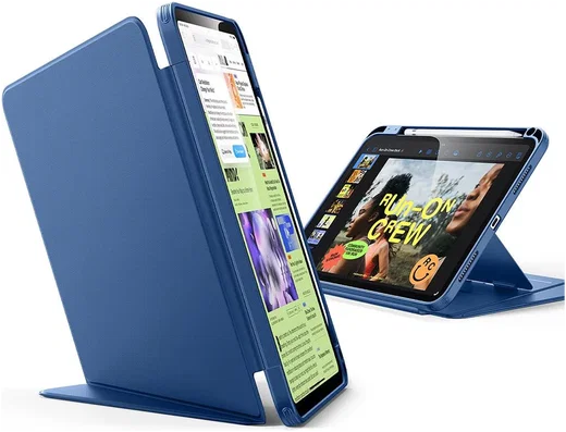 ESR iPad 11 A16 (2025) /10.9 (2022) Flip Hybrid Book Case Blauw afbeelding 2