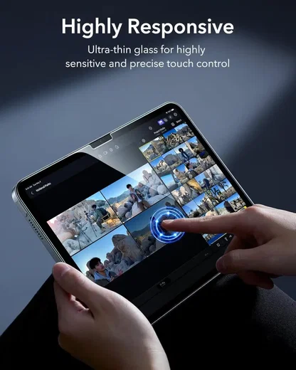 ESR iPad 11 (2025)/10.9 (2022) Armorite UltraFit Screenprotector 2-Pack met Tray afbeelding 6