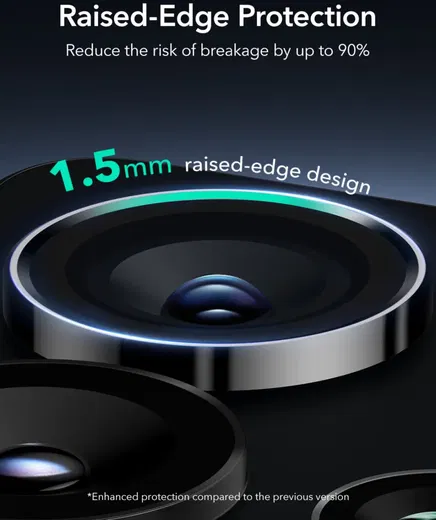 ESR Armorite Samsung Galaxy S25 Ultra Camera Lens Protector Glas Transparant afbeelding 4